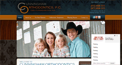 Desktop Screenshot of cunninghamorthodontics.com